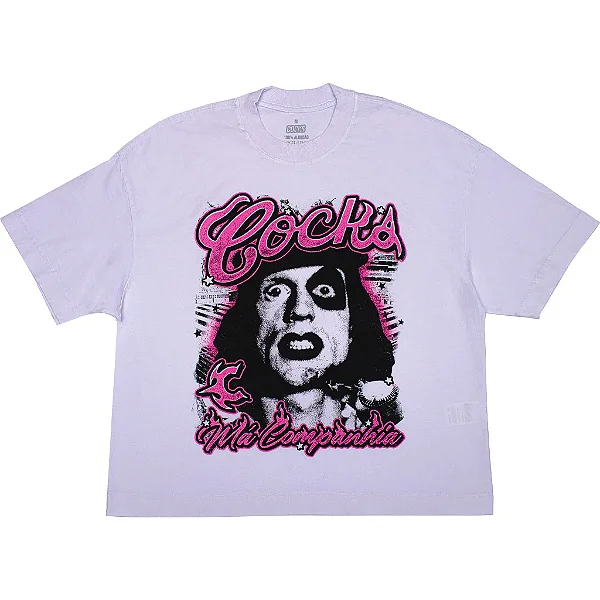 CAMISETA BOXY FURIA BRANCA COCKS