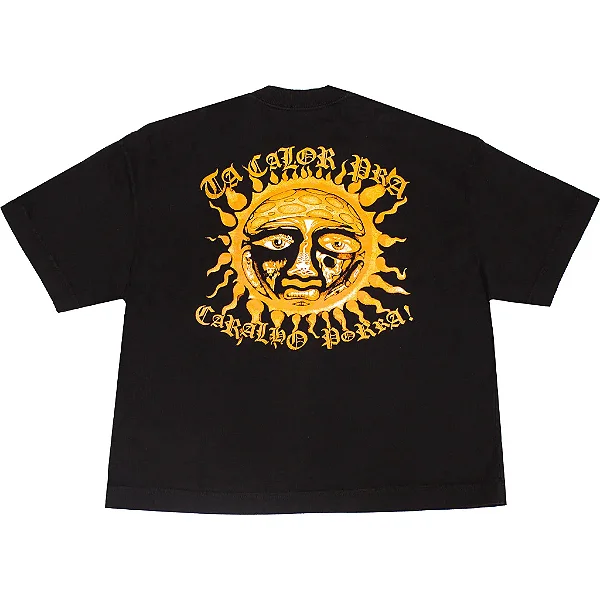 CAMISETA BOXY SOL PKS PRETA COCKS