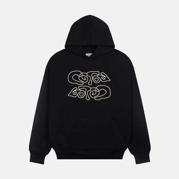 Moletom Double Coroa Preto