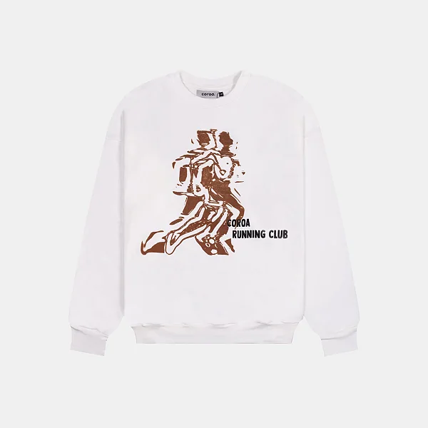 Moletom Running Coroa Off White