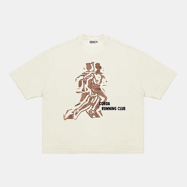 Camiseta Boxy Running Off White