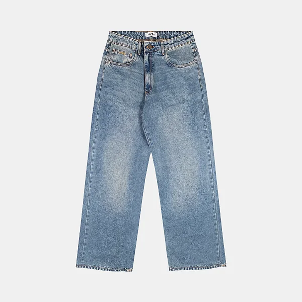 Calça Jeans Baggy Coroa Azul
