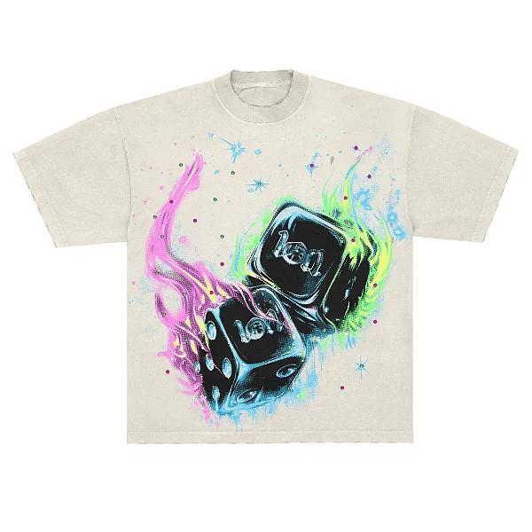 Camiseta Exclusiviist 1of1 H1gh Rollers Off White