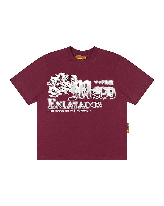CAMISETA MAD ENLATADOS EM BUSCA... ROXA
