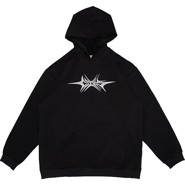 MOLETOM LOGO TRASH PRETO COCKS