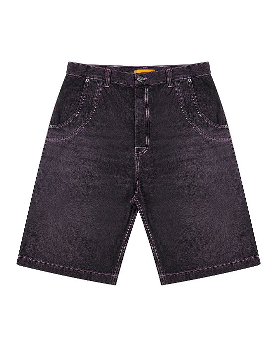 Bermuda Curva Jeans Lilás MAD