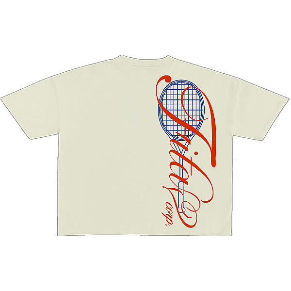 Camiseta Boxy Fita Sweet Off White