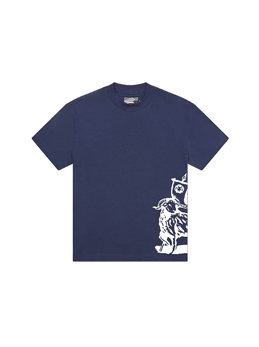 Camisa Oversized "Flag Sheep" Azul Marinho Viot