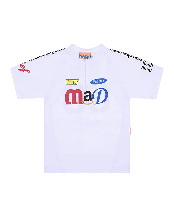 JERSEY HALF ZIP (BRANCA) MAD