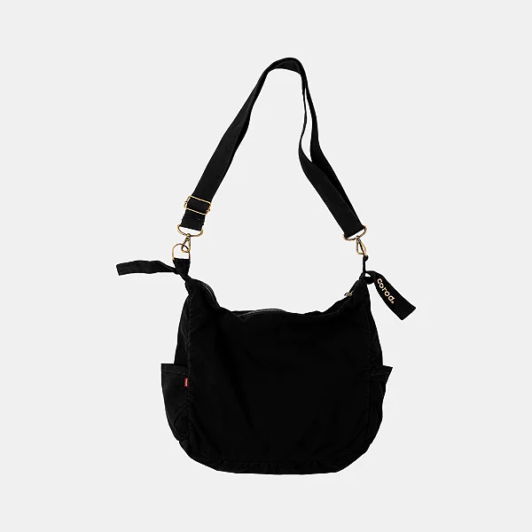 Bolsa Simple Corduroy Coroa Preto