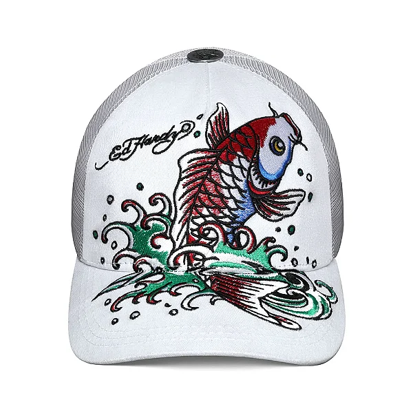 Boné Trucker Koi Ed Hardy Tamanho:U