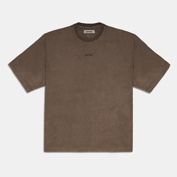 Camiseta Basic Coroa Marrom