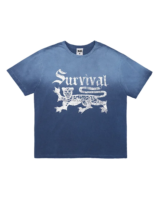 CAMISETA SURVIVAL RELAX LOGO [AZUL]