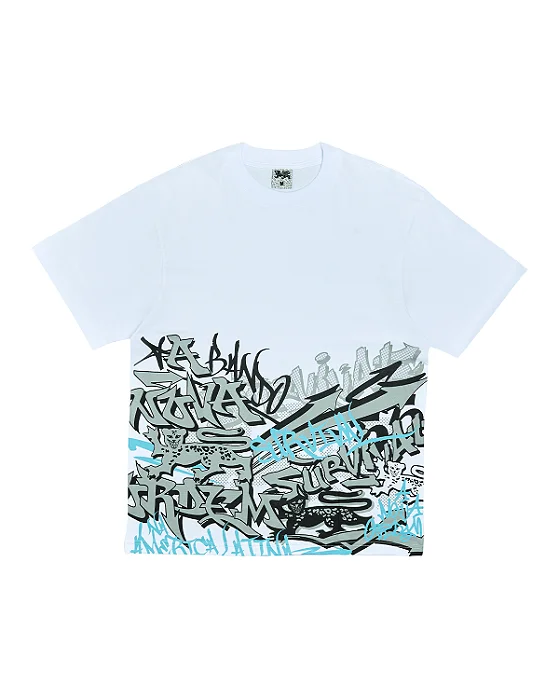 CAMISETA SURVIVAL GRAFITTI [BRANCA]