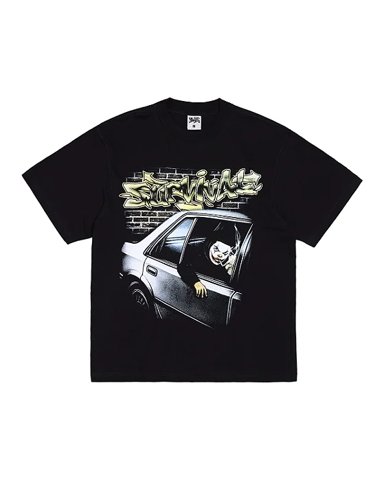 CAMISETA SURVIVAL CORINGA [PRETA]