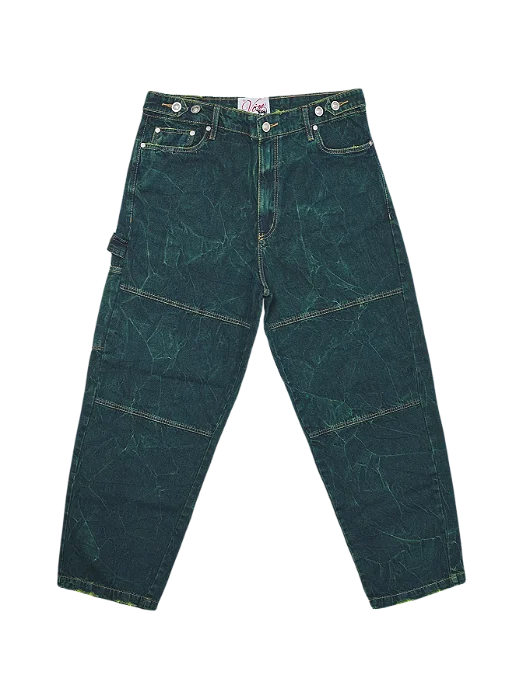 Calça "Fildman" Jeans Verde Viot
