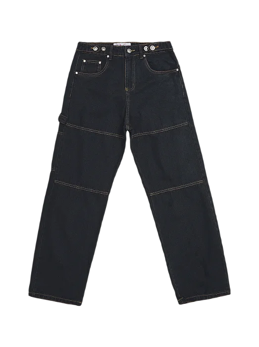 Calça Fildman Jeans "Burnt" Preto/Bege