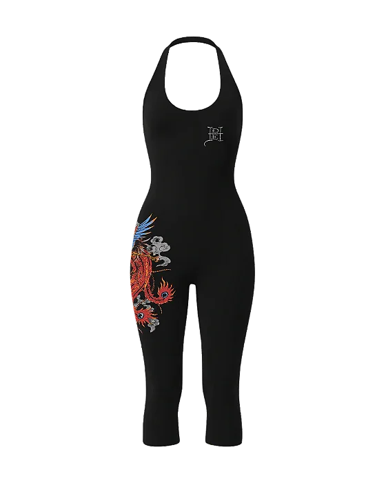 Macacão Capri Preto "Ed Hardy 00's"