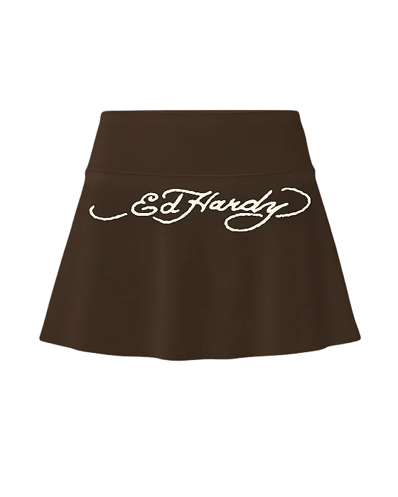 Shorts Saia "Ed Hardy 00's" Marrom