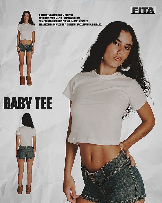 Baby Tee Lisa Off White FIta Corp