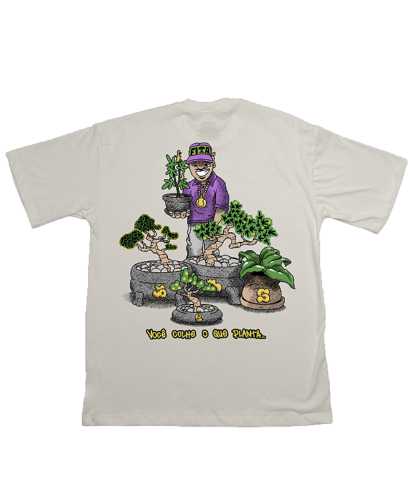 Camiseta Fita Corp x Benson Jardineiro Off White