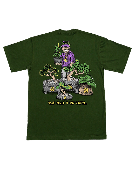 Camiseta Fita Corp x Benson Jardineiro Verde Selva