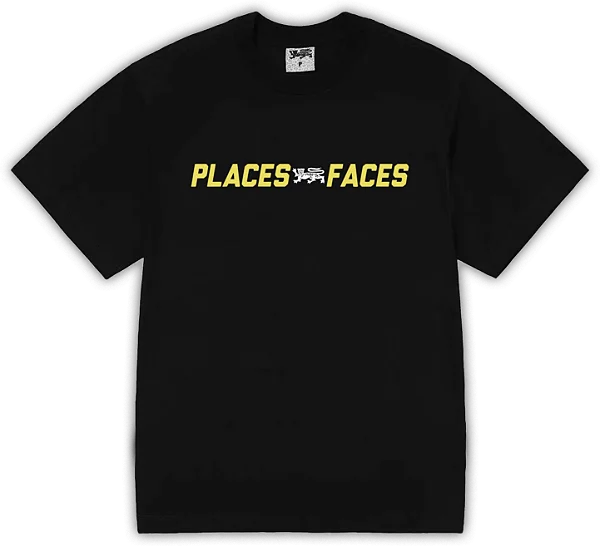 Camiseta Survival x Places + Faces Logos Preta