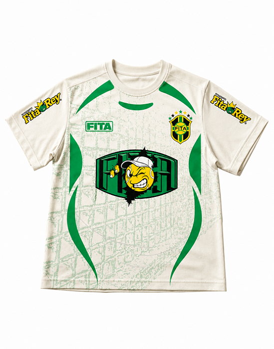 Camiseta Fita Corp Jersey World Cup Cotton Off-White