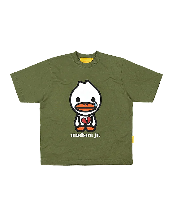 CAMISETA MADSON JR. CORAZON PARTIDO (VERDE)