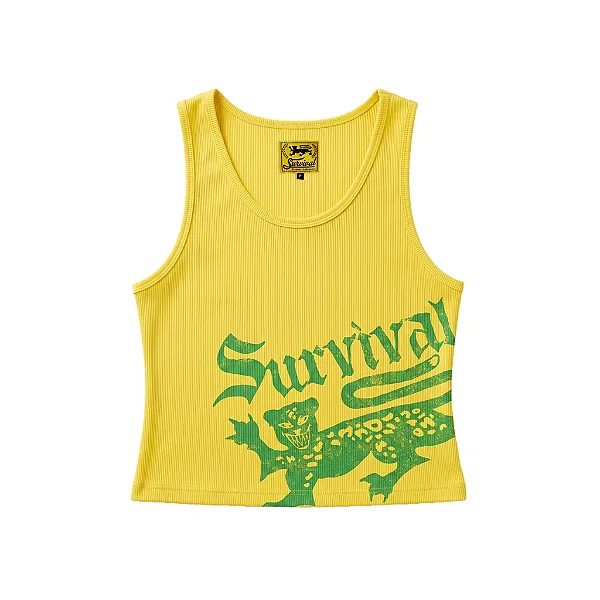 BABY TEE SURVIVAL LOGO (AMARELA E VERDE)