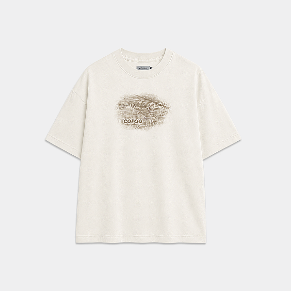 Camiseta Textura Off White Coroa
