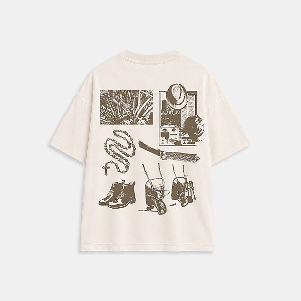 Camiseta Cotidiano Off White Coroa