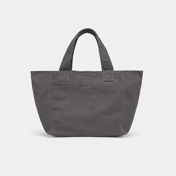 Bolsa Sacola Cinza Coroa