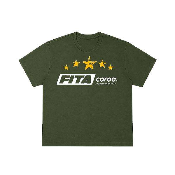 Baby Tee Fita Corp x Coroa Verde Selva