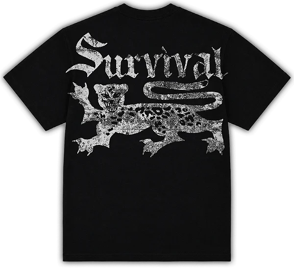 CAMISETA SURVIVAL LOGO (PRETA E BRANCA)