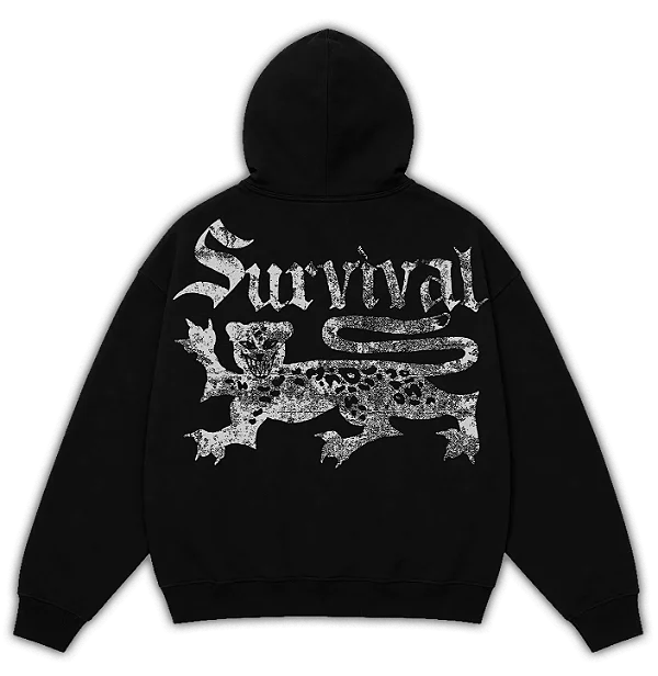 HOODIE PESADO SURVIVAL LOGO