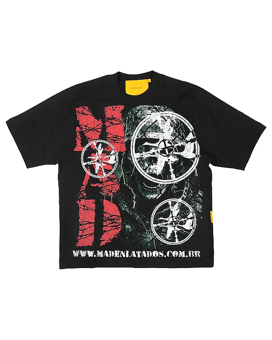 Camiseta Mad Caverao (Preto)