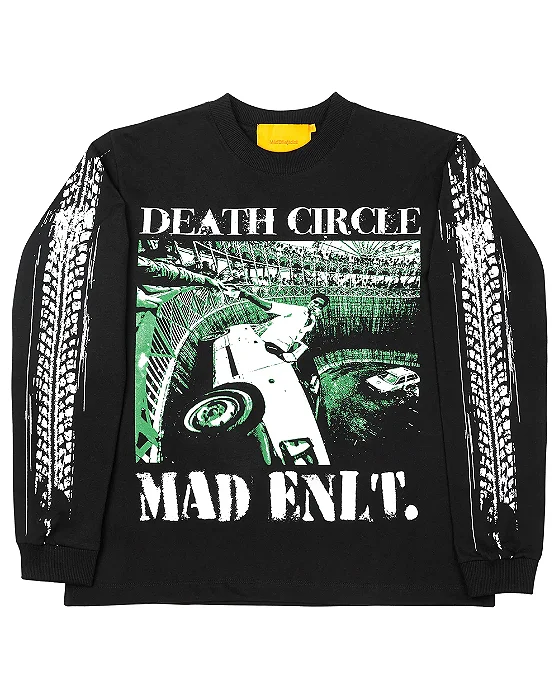 Manga Longa Mad - Death Circle (Preto)