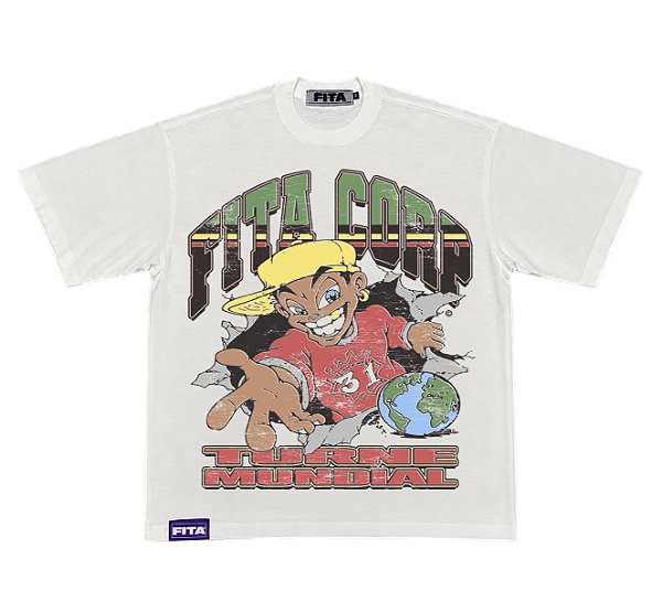 Camiseta Fita Corp Turnê Mundial Off White