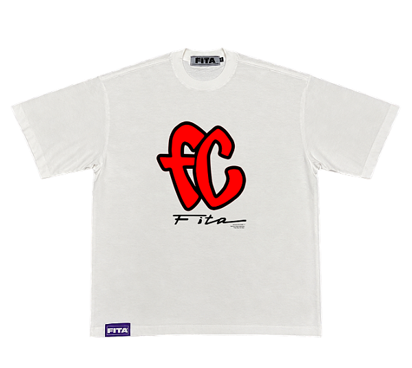 Camiseta Fita Corp Por Nós Pra Nós Off White