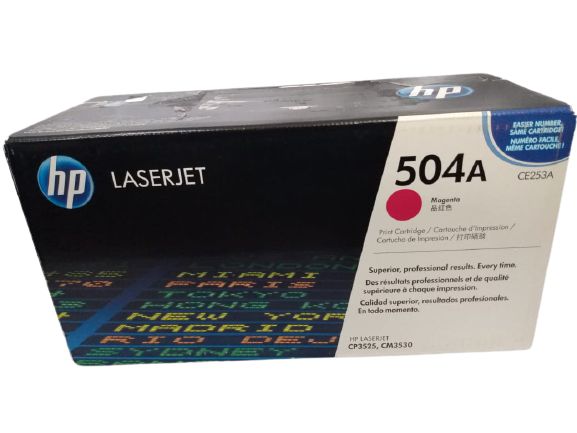 Cartucho Toner HP 504A Magenta CE253A Original