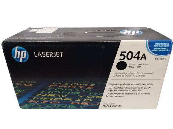 Cartucho Toner HP 504A Preto CE250A Original