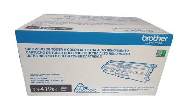 Brother Cartucho Toner TN-419BK Black Original