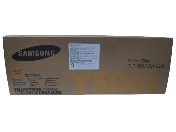 CARTUCHO DE TONER SAMSUNG YELLOW Y506L ORIGINAL AMARELO