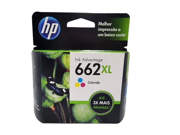 Cartucho HP 662xl Colorido CZ106AB original