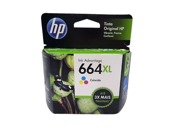 Cartucho HP 664xl colorido F6V30AB original