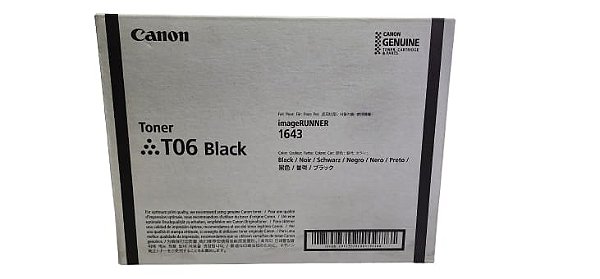 Toner original Canon T06 Black 1643 imageRunner 3526C001AA R05-9721
