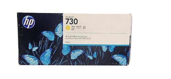 Cartucho original HP 730 yellow P2V70A PLOTTER HP T1600 T1700 T2600 300ml