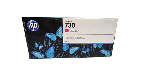 Cartucho original HP 730 Magenta P2V69A PLOTTER HP T1600 T1700 T2600 300ml