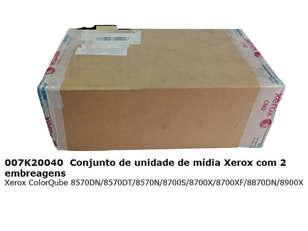 007k20040 conjunto de unidade de mídia original Xerox c 2 embreagens